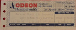 London Ticket 1993